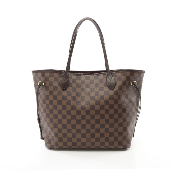 Louis Vuitton Neverfull MM Damier Ebene Cherry Pivoine Interior - Authentic - Picture 1 of 10